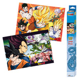 Póster Pack (2 Posters) 52cm X 38cm Dragon Ball Z ABYSTYLE