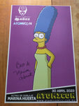 Autógrafo Marina Huerta 2023 Marge The Simpsons